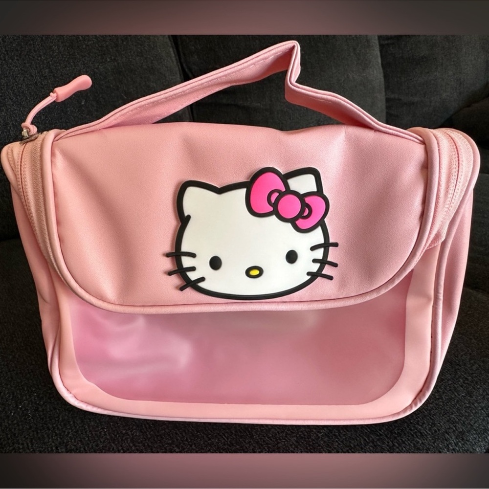 Hello Kitty Pink Cosmetic Bag